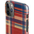 Red and Blue Plaid iPhone 11 Pro Lite Case