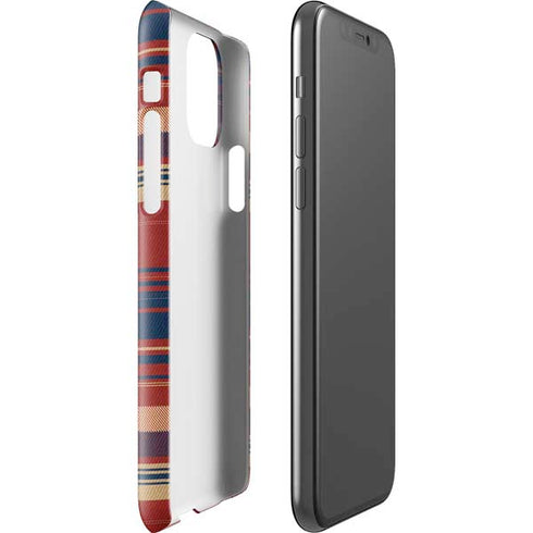 Red and Blue Plaid iPhone 11 Pro Lite Case