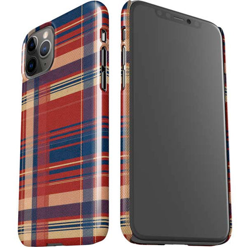 Red and Blue Plaid iPhone 11 Pro Lite Case