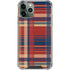 Red and Blue Plaid iPhone 11 Pro Max Clear Case