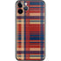 Red and Blue Plaid iPhone 11 Pro Skin