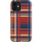 Red and Blue Plaid iPhone 12 Impact Case