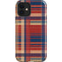 Red and Blue Plaid iPhone 12 Impact Case