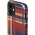 Red and Blue Plaid iPhone 12 Impact Case