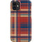 Red and Blue Plaid iPhone 12 Mini Lite Case
