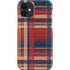 Red and Blue Plaid iPhone 12 Mini Lite Case