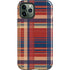 Red and Blue Plaid iPhone 12 Pro Impact Case
