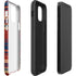 Red and Blue Plaid iPhone 12 Pro Max Impact Case
