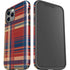 Red and Blue Plaid iPhone 12 Pro Max Impact Case