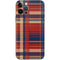 Red and Blue Plaid iPhone 12 Pro Skin