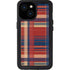 Red and Blue Plaid iPhone 13 Mini Waterproof Case
