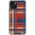 Red and Blue Plaid iPhone 14 Clear Case