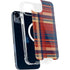 Red and Blue Plaid iPhone 15 Plus MagSafe Case
