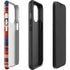 Red and Blue Plaid iPhone 14 Pro Impact Case