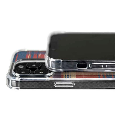 Red and Blue Plaid iPhone 15 Pro MagSafe Case
