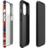 Red and Blue Plaid iPhone 14 Pro Max Impact Case