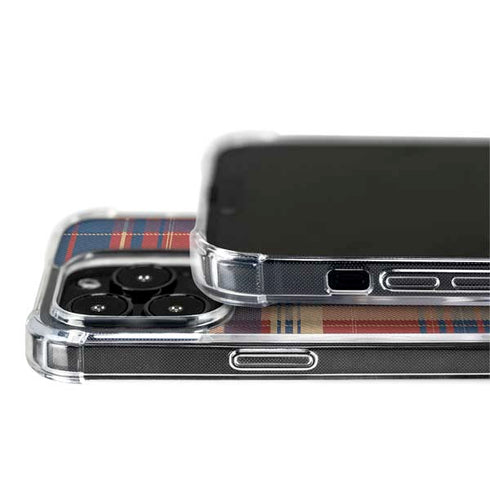 Red and Blue Plaid iPhone 15 Pro Max MagSafe Case
