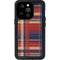 Red and Blue Plaid iPhone 14 Pro Waterproof Case