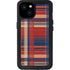Red and Blue Plaid iPhone 15 Plus Waterproof Case