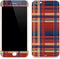 Red and Blue Plaid iPhone 6/6s Plus Skin