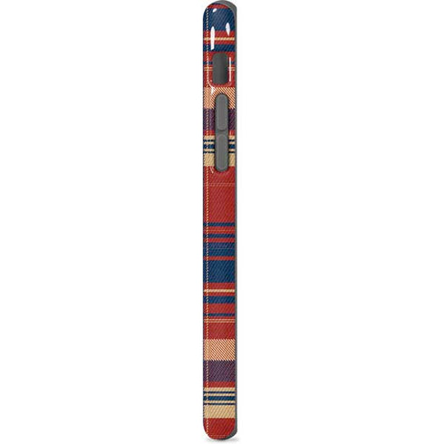 Red and Blue Plaid iPhone 7 Pro Case