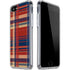 Red and Blue Plaid iPhone SE (2nd & 3rd Gen) Clear Case