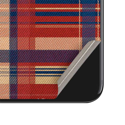 Red and Blue Plaid iPhone SE (2nd & 3rd Gen) Skin