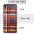Red and Blue Plaid iPhone SE (2nd & 3rd Gen) Skin