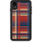 Red and Blue Plaid iPhone XR Waterproof Case