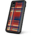 Red and Blue Plaid iPhone XR Waterproof Case