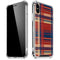 Red and Blue Plaid iPhone XS Max Clear Case