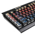 Red and Blue Plaid K95 RGB PLATINUM Mechanical Gaming Keyboard Skin