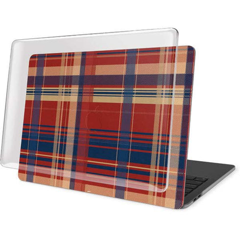 Red and Blue Plaid MacBook Pro 13in (2020) Case plus Skin