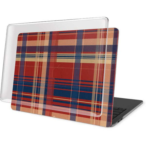 Red and Blue Plaid MacBook Pro 15in (2016-19) Case plus Skin