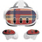 Red and Blue Plaid Meta Quest 3 Skin