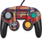 Red and Blue Plaid Nintendo GameCube Controller Skin