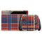 Red and Blue Plaid Nintendo Switch OLED (2021) Skin