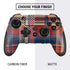 Red and Blue Plaid PlayStation Scuf Vantage 2 Controller Skin
