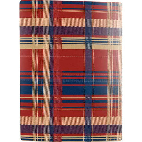 Red and Blue Plaid PS5 Digital Edition Bundle Skin