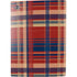 Red and Blue Plaid PS5 Digital Edition Console Skin