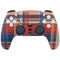 Red and Blue Plaid PS5 Controller Skin