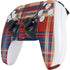 Red and Blue Plaid PS5 Controller Skin