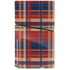 Red and Blue Plaid PS5 Slim Disk Console Skin