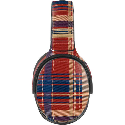 Red and Blue Plaid Skullcandy Venue Skin