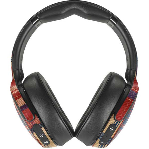 Red and Blue Plaid Skullcandy Venue Skin