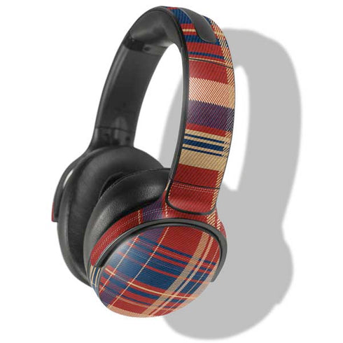 Red and Blue Plaid Skullcandy Venue Skin