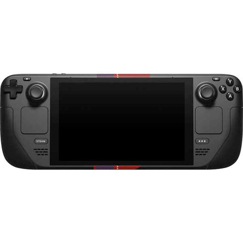 Red and Blue Plaid Steam Deck Handheld Gaming Computer Skin