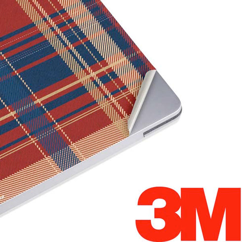 Red and Blue Plaid Surface Laptop 2 Skin