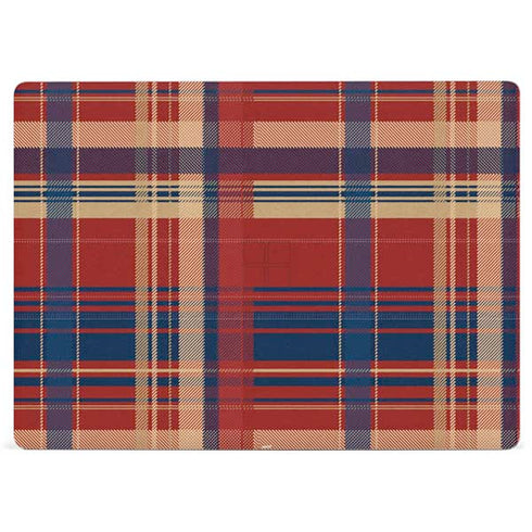 Red and Blue Plaid Surface Laptop 3 13.5in Skin