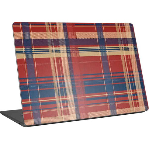 Red and Blue Plaid Surface Laptop 4 15in Skin